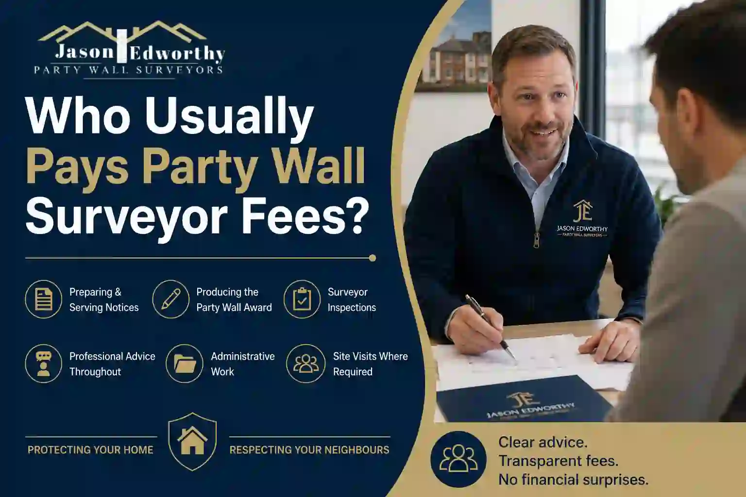 Who Usually Pays Party Wall Surveyor Fees Biggleswade?
